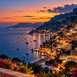 Positano al tramonto